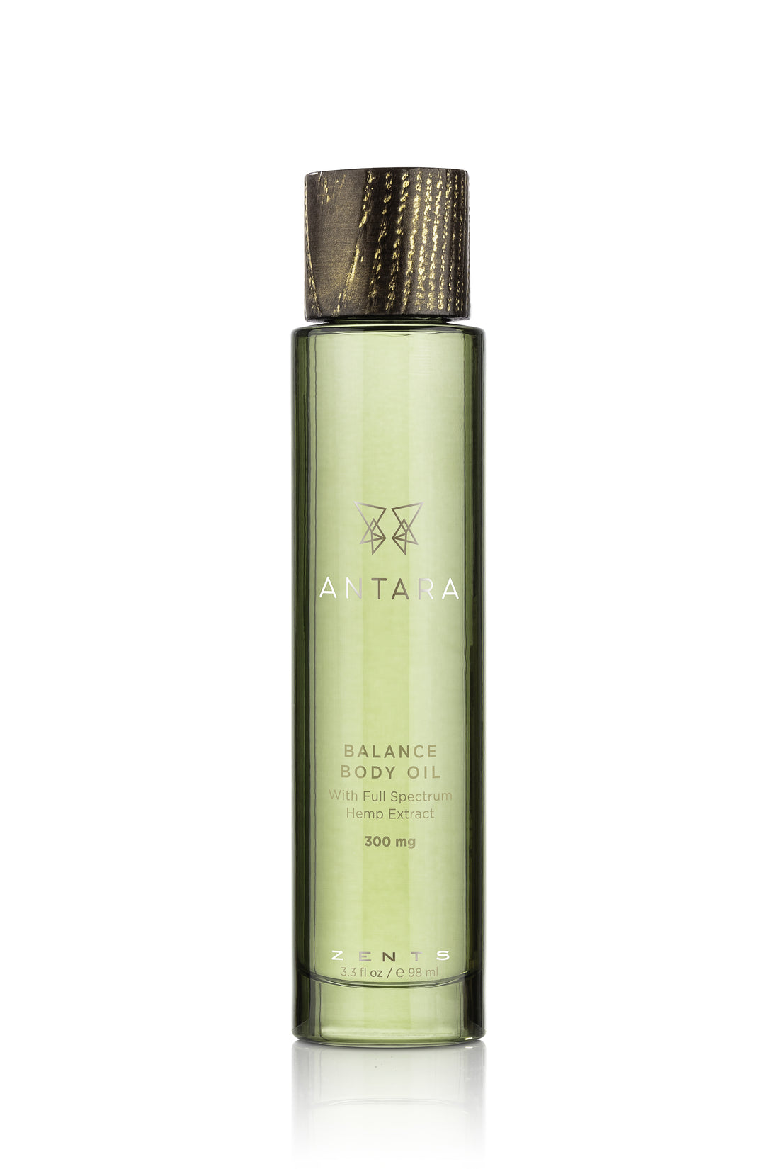 Bottle of Antara Balance Body Oil